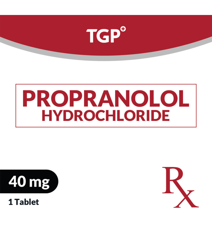 Rx: TGP Propranolol HCI Tab 40mg