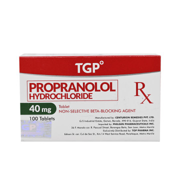 Rx: TGP Propranolol HCI Tab 40mg