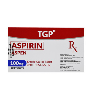 Rx: ASPEN Aspirin Tab 100mg