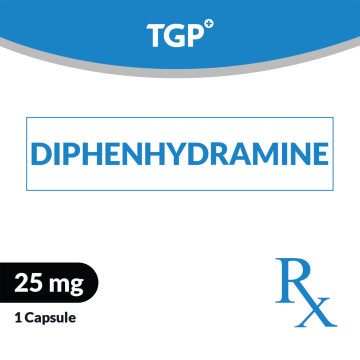 Rx: TGP Diphenhydramine Cap 25mg