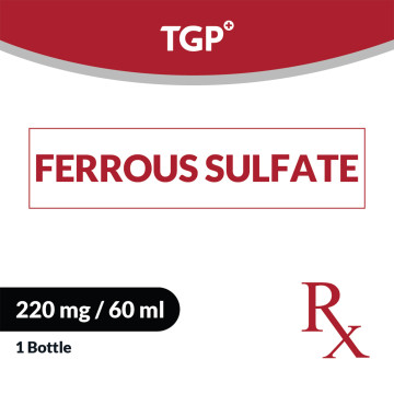 Rx: TGP Ferrous Sulfate Syr 220mg/60ml