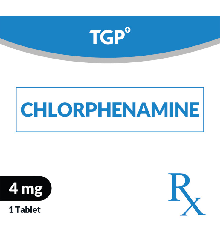 Rx: TGP Chlorphenamine Tab 4mg