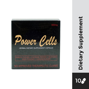 POWER CELLS Herbal Dietary Supplement 10s Cap 500mg