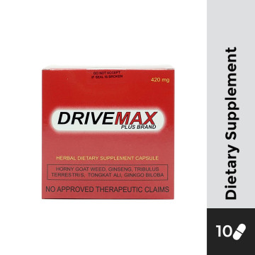 DRIVEMAX PLUS Herbal Dietary Supplement 420mg (10 pcs/pack)