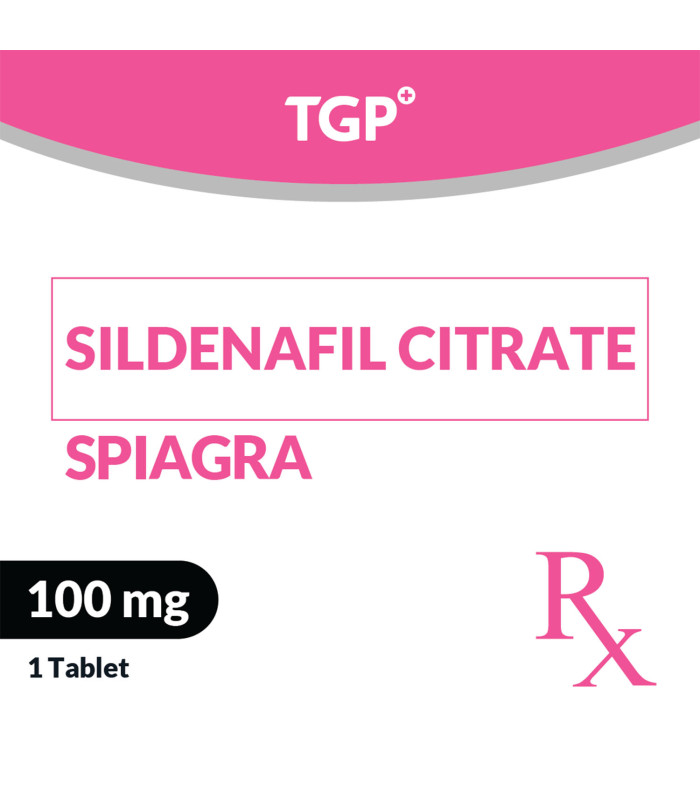 Rx: SPIAGRA Sildenafil Citrate FCTab 100mg