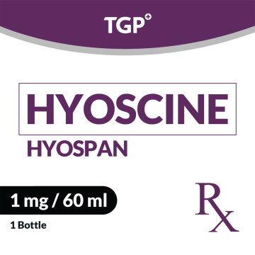 Rx: HYOSPAN Hyoscine Syr 1mg 60ml