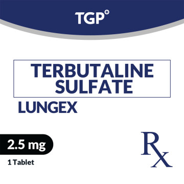 Rx: LUNGEX Terbutaline Sulfate Tab 2.5mg