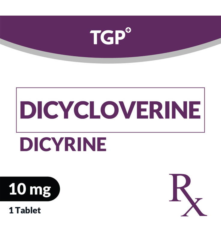 Rx: DICYRINE Dicycloverine Tab 10mg