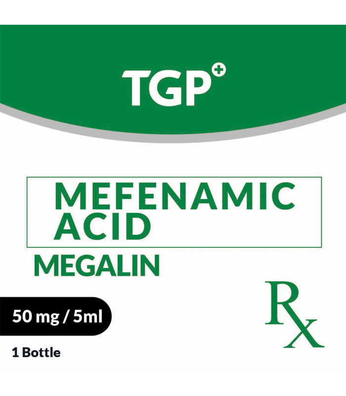 Rx: MEGALIN Mefenamic Susp 50mg/60ml