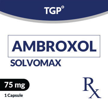 Rx: SOLVOMAX Ambroxol Cap 75mg