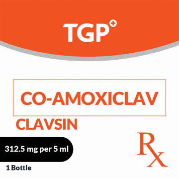 Rx: CLAVSIN Co-Amoxiclav PowSusp 125mg 60ml