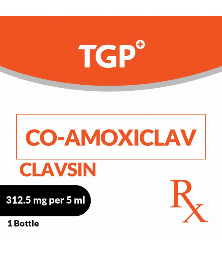 Rx: CLAVSIN Co-Amoxiclav PowSusp 125mg 60ml