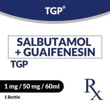 Rx: TGP Salbutamol+Guai Syr 1mg/50mg 60ml