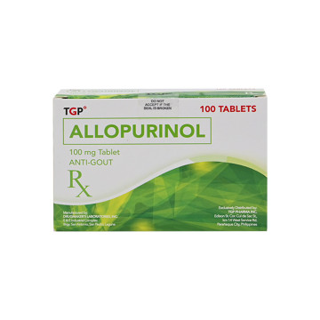Rx: TGP Allopurinol Tab 100mg