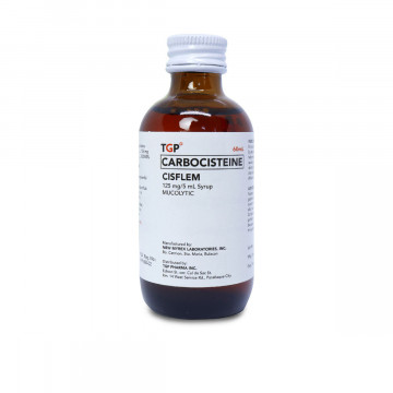 CISFLEM Carbocisteine 125mg/5ml 60ml Syrup