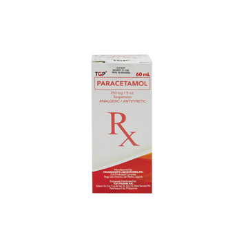 Rx: TGP Paracetamol Susp 250mg/60ml