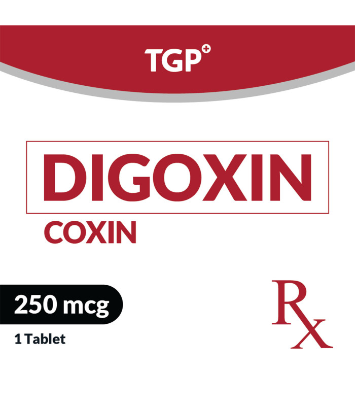 Rx: COXIN Digoxin Tab 250mcg