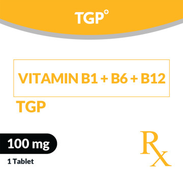 Rx: TGP 1-6-12 Vitamin B1+B6+B12 Tab 100mg