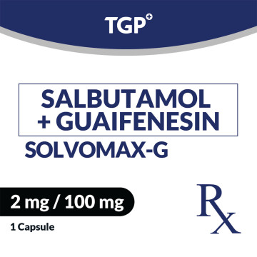 Rx: SOLVOMAX-G Salbutamol+Guai Cap 2mg/100mg