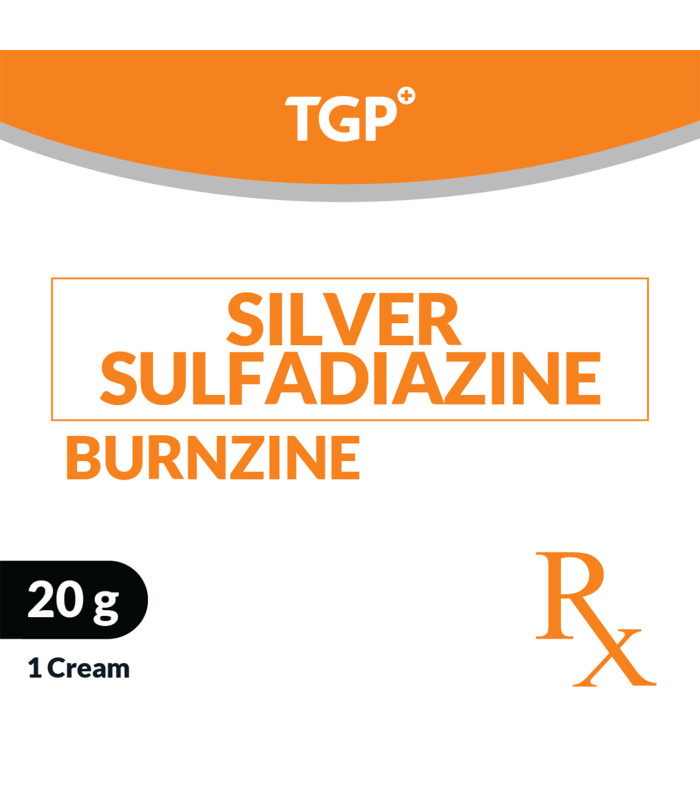 Rx: BURNZINE Silver Sulfadiazine Cream 20g