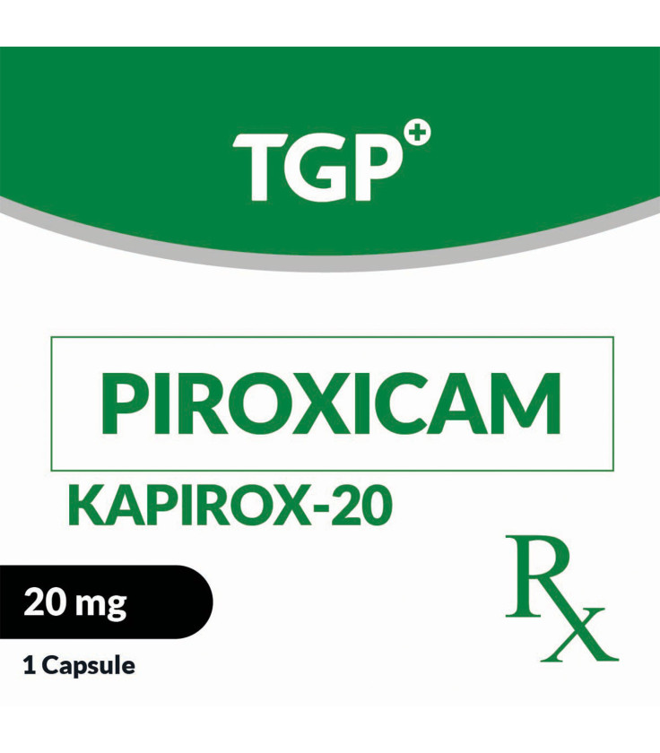 Rx: KAPIROX-20 Piroxicam Cap 20mg