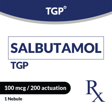 Rx: TGP Salbutamol Inhaler 100mcg/200 Actuation