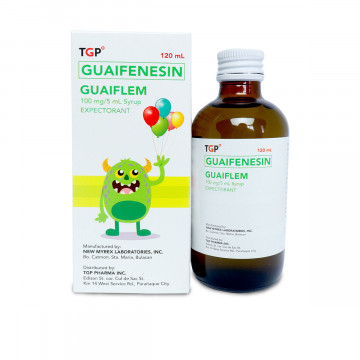 GUAIFLEM Guaifenesin 100mg/5ml 120ml Syrup