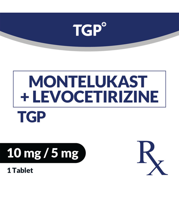 Rx: TGP Montelukast + LevocetirizineTab10mg/5mg
