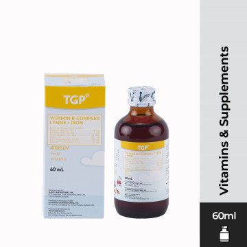 KIDZLUV Vitamin B Comp+Iron Syr 60ml