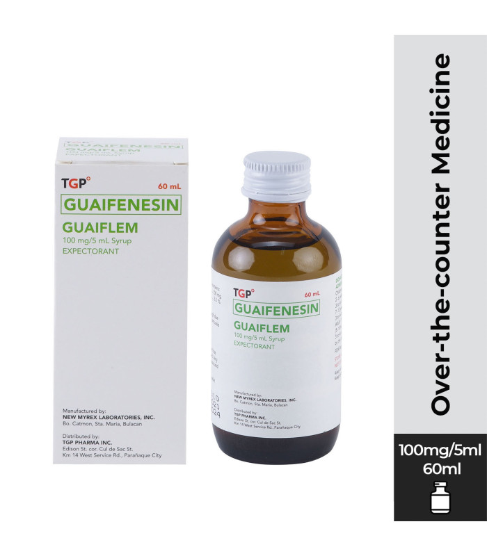 GUAIFLEM Guaifenesin Syrup 100mg/5ml 60ml