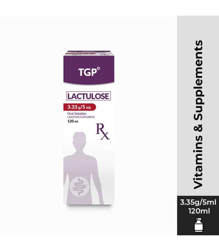 Rx: TGP Lactulose Syrup 3.35g/5ml 120ml