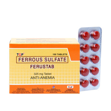 FERUSTAB Ferrous Sulfate Tablet 325mg 100s
