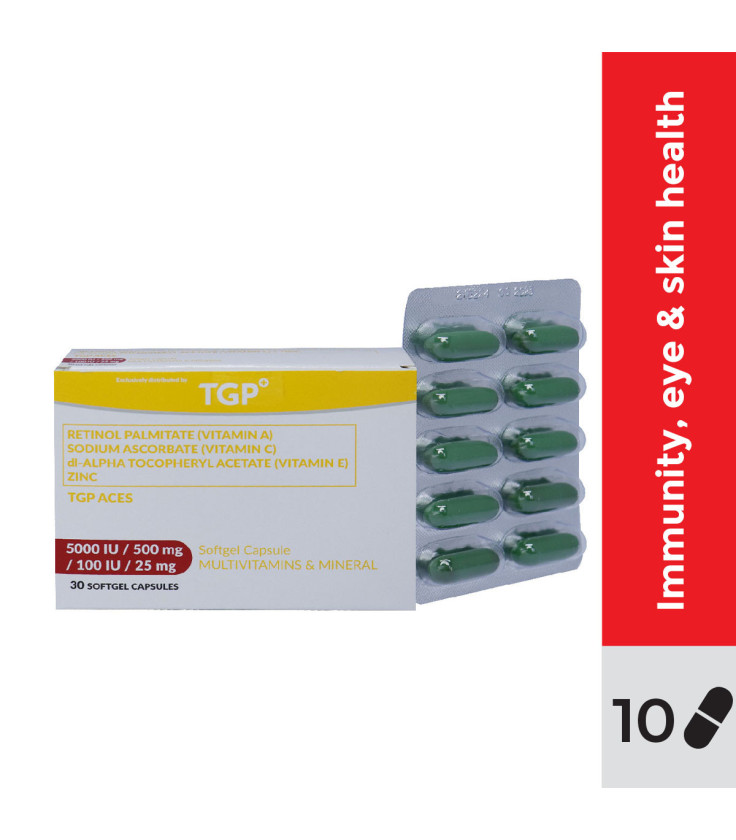 TGP ACES Multi-Vitamins+Minerals Capsule 10s