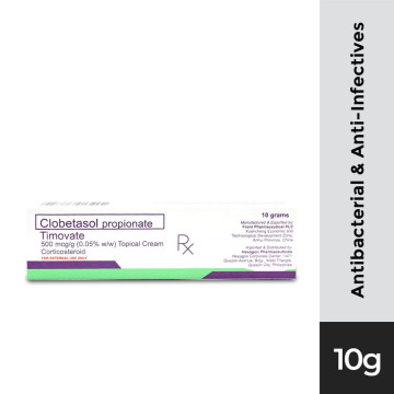 Rx: TIMOVATE Clobetasol Propionate Crm 0.05% 10g