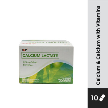 TGP Calcium Lactate Tablet 325mg 10s