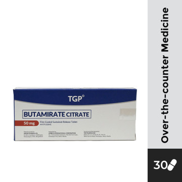 TGP Butamirate Citrate Tablet 50mg 30s