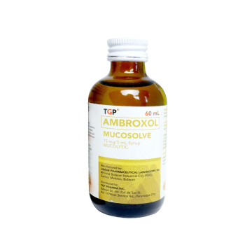 MUCOSOLVE Ambroxol HCl Syrup 15mg/5ml 60ml