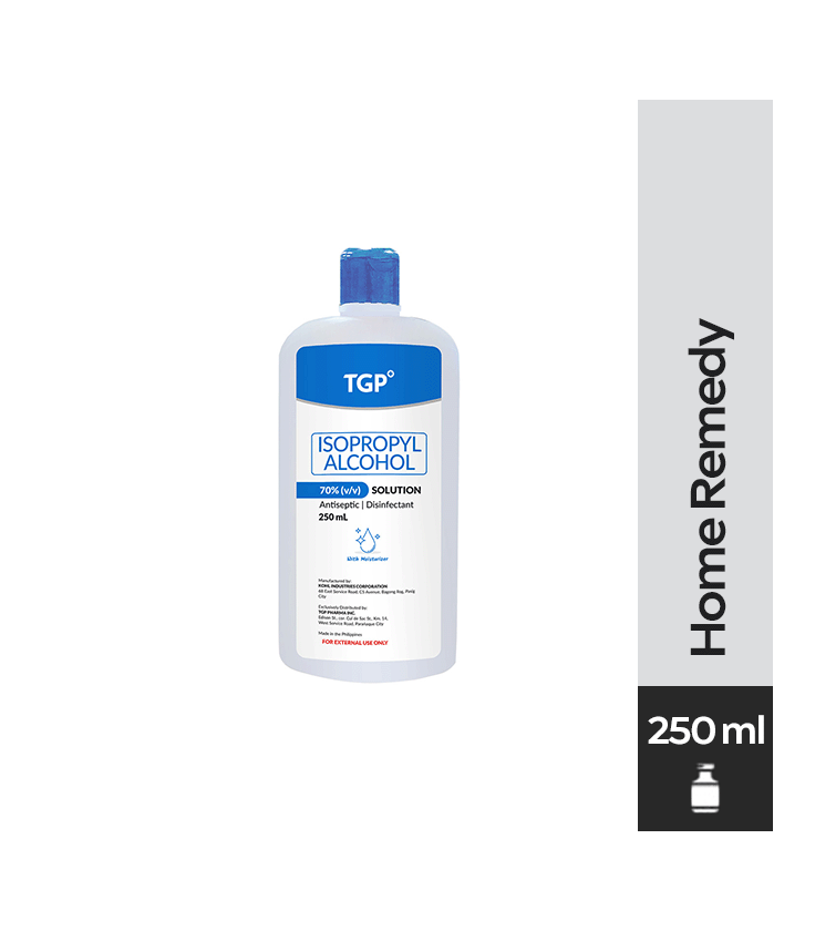 TGP Isopropyl Alcohol With Moisturizer 70% Solution 250mL
