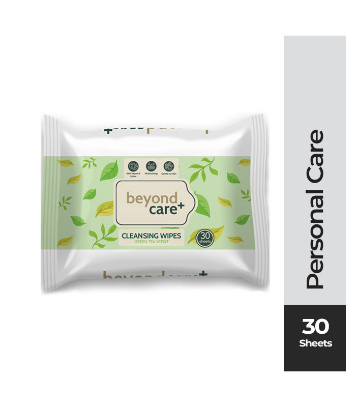 BEYONDCARE Cleansing Wipes Green Tea 30s