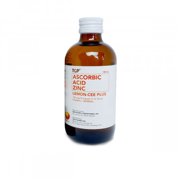 LEMON-CEE PLUS Ascorbic Acid+Zinc 120ml Syrup