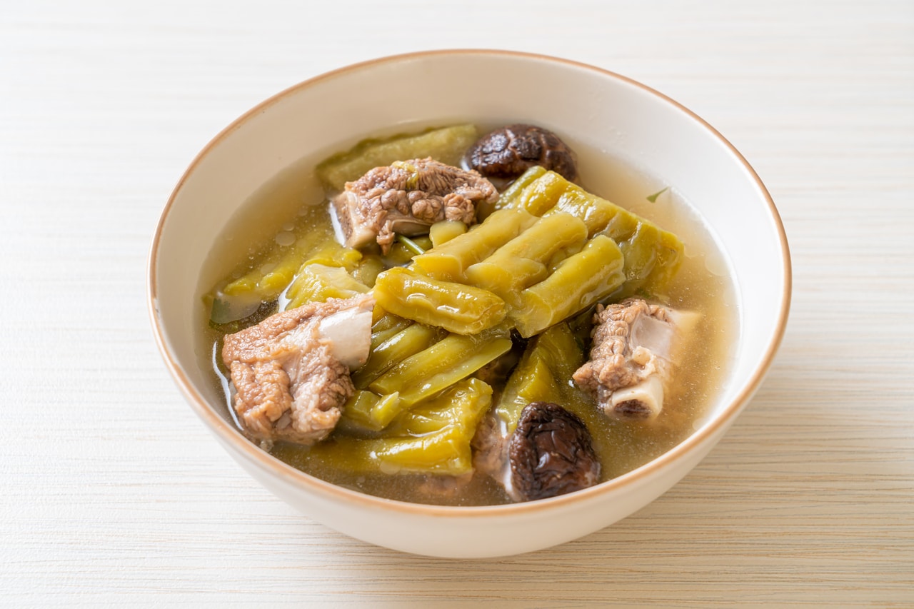 Steamed Bitter Gourd with Ribs