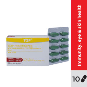 ACES Multivitamins (Vit. A, Vit. C, Vit. E) + Minerals (Zinc) 25mg Softgel Capsule 10s