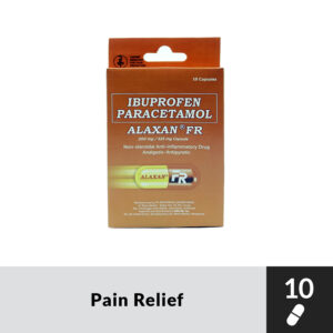 ALAXAN FR Ibuprofen + Paracetamol Capsule - 200 mg/325 mg - 10pcs