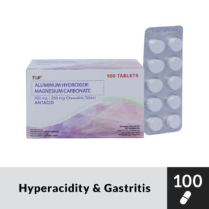 ALUMINUM HYDROXIDE + MAGNESIUM CARBONATE -10pcs300mg/200mg Chewable Tablet