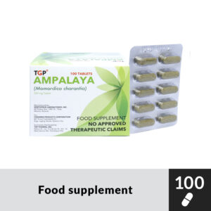AMPALAYA (Momordica charantia) 500mg Tablet -10pcs