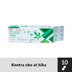 ASTROL Vitex neg L.Lagundi Leaf Tablet 600mg 10s