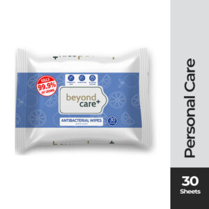 BEYONDCARE+ Antibacterial Wipes Lemon Scent - 30s