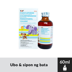 COLDZEP Phenylephrine+Chlorphenamine+Paracetamol 60ml Syrup