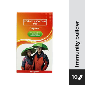 DAYZINC Sodium Ascorbate Zinc 562.4mg/10mg Capsule 10s