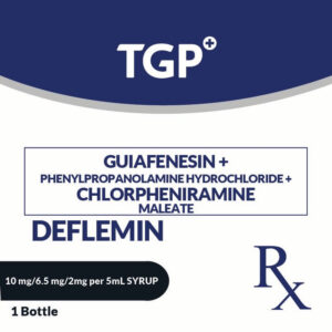 DEFLEMIN Guai+Chlor+PPA HCl Syr100/2/6.5mg 60ml